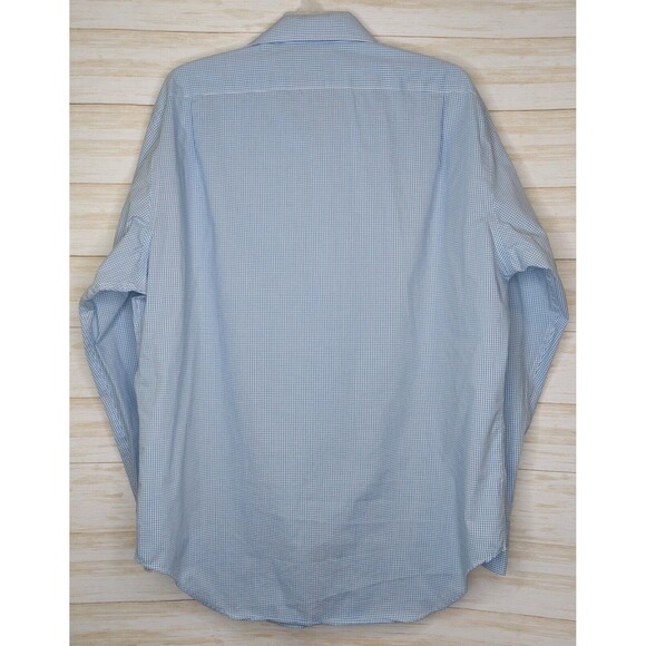 Lauren Ralph Lauren Button Down Shirt Mens Size Large Blue Gingham Workwear - Picture 2 of 6
